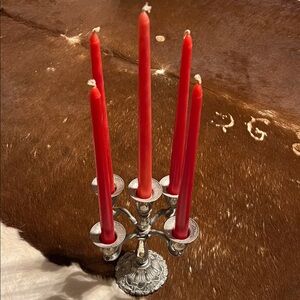 Vintage heavy candle holder from the 1960s